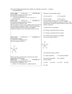 i. vsepr & stoichiometry