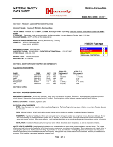 material safety data sheet page 1 of x