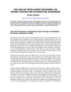 An Expert System for Automotive Diagnosis