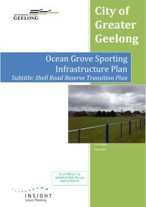 Ocean Grove Sporting Infrastructure Plan