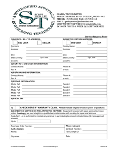 Save Service Request Form  - Scale