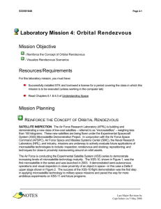 Laboratory Mission 4: Rendezvous