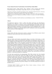 Pressure-induced phase transition and amorphisation of Zintl