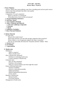 Review Sheet - University of San Diego