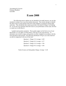 Fall 2008 (all except Question 1)