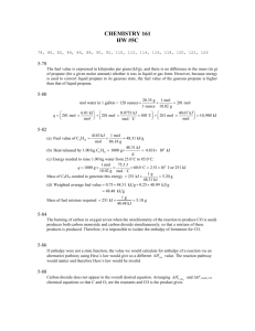 chemistry 161 - Seattle Central College