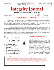 Integrity Journal