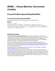 MVMC – Virtual Machine Conversion Cmdlets