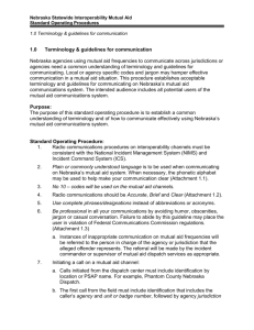 SOP Terminology & Comm Draft July 1 2008