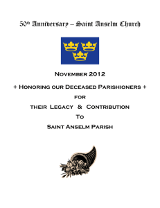 Parish Bulletin October 30, 2011