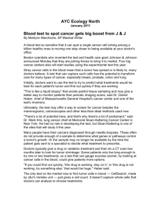Blood test to spot cancer gets big boost from J & J