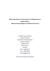 New Public Management Reforms in Denmark and Sweden