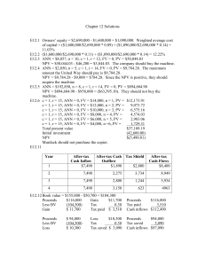 Chapter 12 Solutions