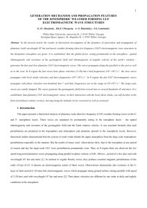 Interest to large-scale wave perturbations is caused by …