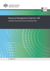 Resource Management Guide 406 Australian Government Cloud