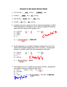 GASES REVIEW SHEET