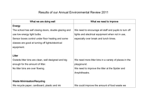 Results of our Annual Environmental Review 2011