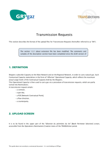 Transmission Requests technical guide