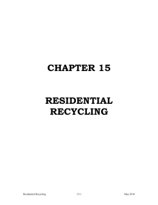 15._RESIDENTIAL RECYCLING - Douglas County Solid Waste