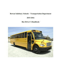 School Bus Transportation - Rowan