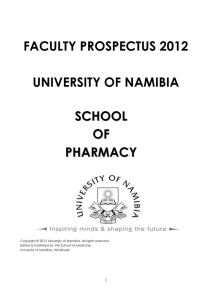 school of pharmacy preamble