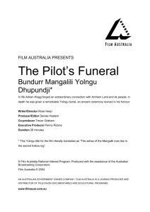 The Pilot`s Funeral Press Kit