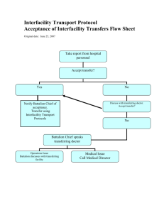 Interfacility Transport Protocol