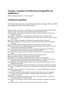 List of speakers and titlesx
