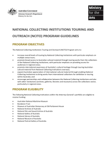 National Collecting Institutions Touring and Outreach (NCITO
