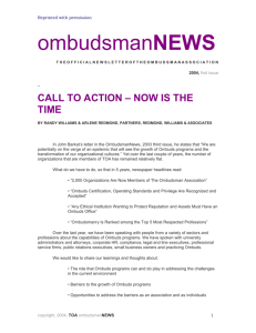 Call to Action - Redmond, Williams & Associates, LLC