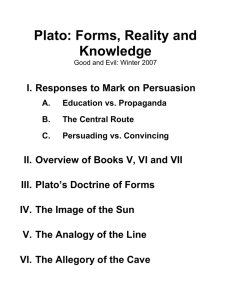 Plato`s Forms