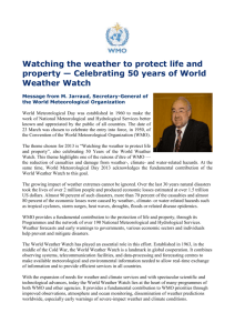 Watching the weather to protect life and property
