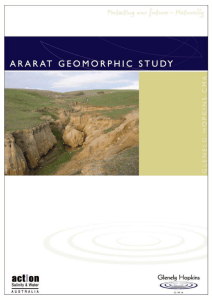 Ararat Geomorphic Study - Department of Primary Industries and