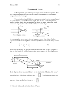 Physics 2020 Lab 4: Pre-Lab Questions