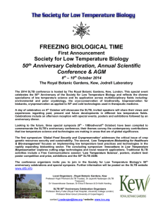 Society for Low temperature Biology