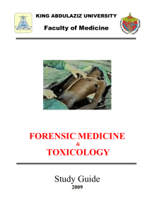 4. Medicolegal significance of forensic toxicology.