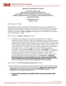 Amendment No 1Oct 06 2015 - Maryland Department of Human