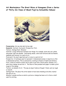 Art Masterpiece-The Great Wave at Kanagawa (from a Series of