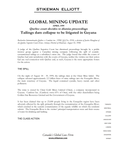 Global Mining Update