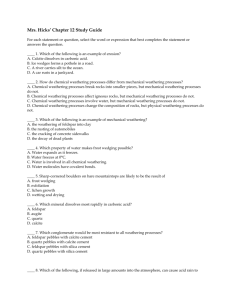 Mrs. Hicks` Chapter 12 Study Guide For each statement or question
