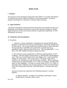 BASIC PLAN - City of Lawrenceville, Illinois