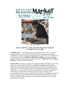 to market - Greater Belhaven Neighborhood Foundation
