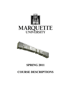 spring 2011 course descriptions