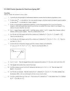 Final Exam Practice Questions and Answers