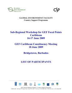 Final List of Participants - Global Environment Facility