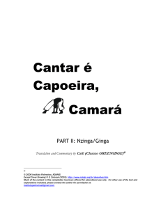 Cantar é Capoeira - Instituto Palmeiras