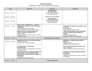 Conference Schedule May 22
