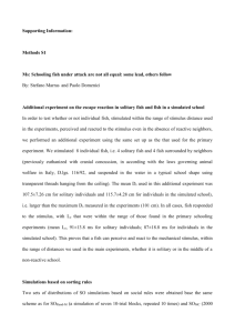 Supporting Information: Methods S1 Ms: Schooling fish under attack