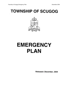 1. general - the Township of Scugog