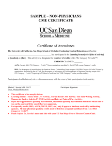 sample – physicians cme certificate